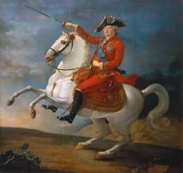 Retrato ecuestre de Luis XVI (1754-93) 1791